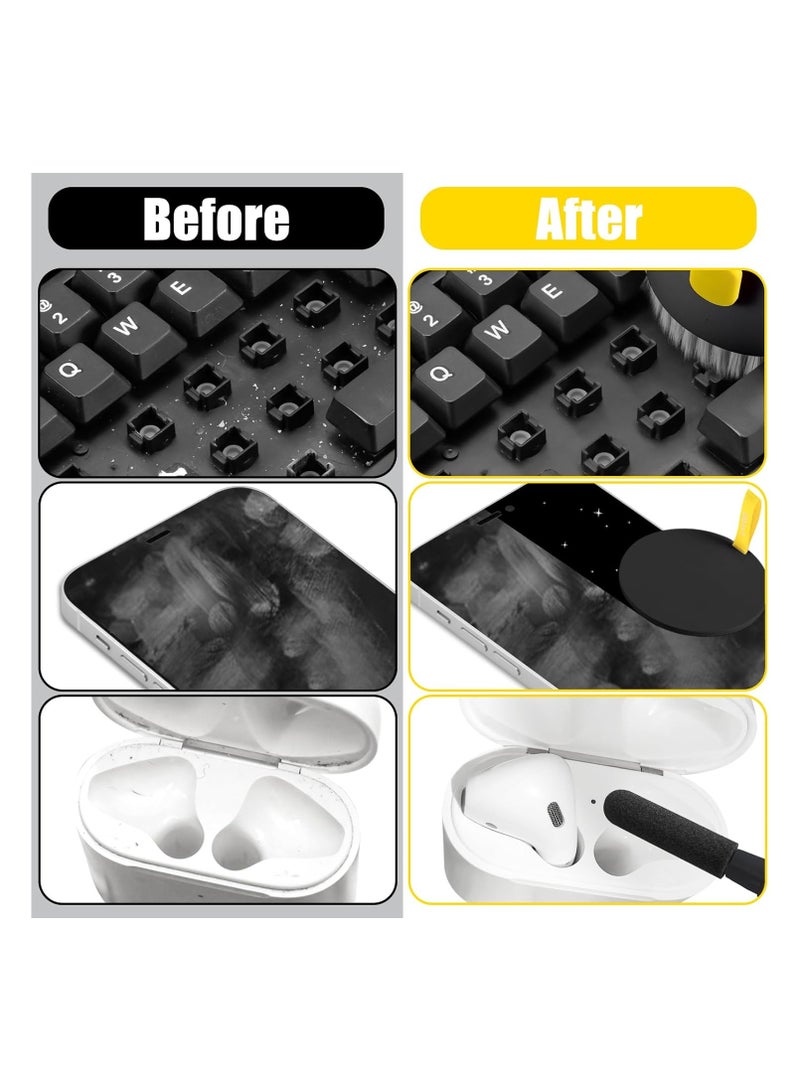 HOFEESEA 20 in 1 Laptop Phone Screen Cleaner Kit, Computer Keyboard Cleaning Kit, Electronic Cleaning Kit with Brush Spray for Airpods, Earbud, iPad, iPhone, Camera, Computer Cleaner  - Image 5