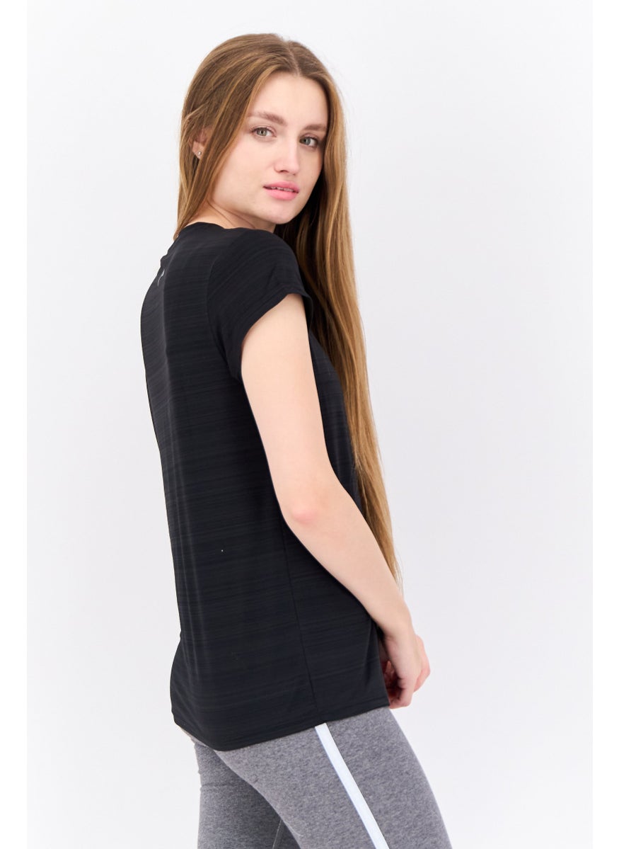 Women Relaxed Fit Short Sleeve Outdoor T-Shirt, Black - pzsku/Z0B058D084E8FC170B392Z/45/_/1738161812/91673322-f176-461c-8b53-d714cfa010e2