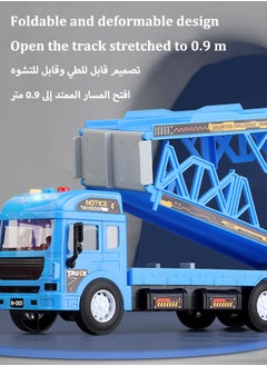 Folding truck children's toy set Truck race track kids toys Folding and transforming toy truck Sliding track car parking lot toys Foldable rail truck Storage racing toy set With 8 race cars - pzsku/Z0B05A20640D9D7D66F22Z/45/_/1740973783/93941699-bfb8-4da3-8157-1927ac1114d3