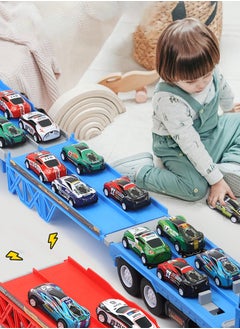 Folding truck children's toy set Truck race track kids toys Folding and transforming toy truck Sliding track car parking lot toys Foldable rail truck Storage racing toy set With 8 race cars - pzsku/Z0B05A20640D9D7D66F22Z/45/_/1740973795/698533d0-eadc-4734-959e-6f2098a17953