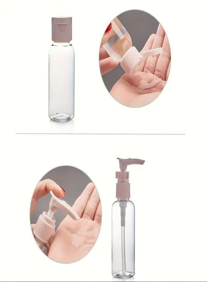 RUDRO IMPEX Travel Bottles Kit for Toiletries Organizer Leak Proof Refillable Squeezable Containers Set with Clear Storage Bag for Lotion Shampoo Conditioner Cosmetic Shower Gel Hand Wash (11pcs) - Image 2