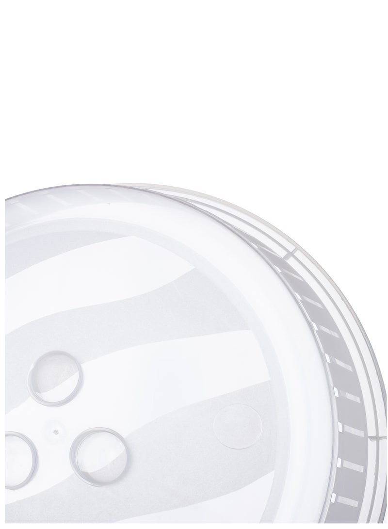 دانيا غطاء ميكرويف شفاف بلاستيكي مقاس 23 سم - Image 2