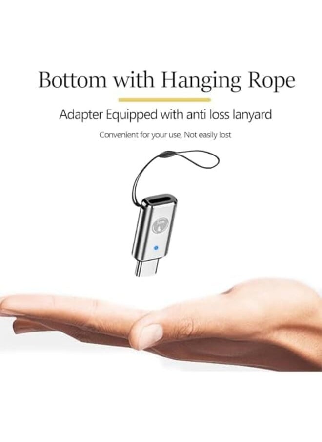 Usb C Male To Lightning Female Adapter For Iphone 15 Pro Max Plus For Ipad Air For Samsung Support 35W Pd Fast Charging And Data Transfer Type C Charger Connector Cable Not For Audio Otg