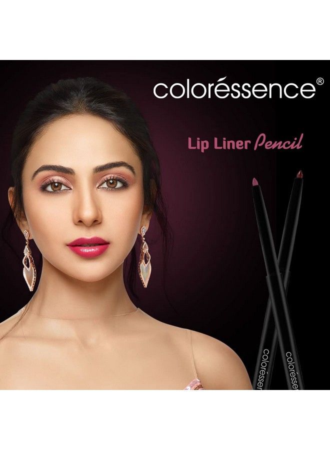 Coloressence قلم تحديد الشفاه الكريمي المقاوم للماء والمضاد للتلطخات بلمسة لامعة - صدأ - Image 3