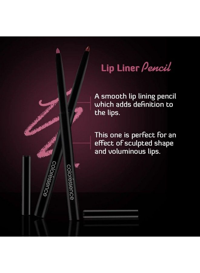 Coloressence قلم تحديد الشفاه الكريمي المقاوم للماء والمضاد للتلطخات بلمسة لامعة - صدأ - Image 4