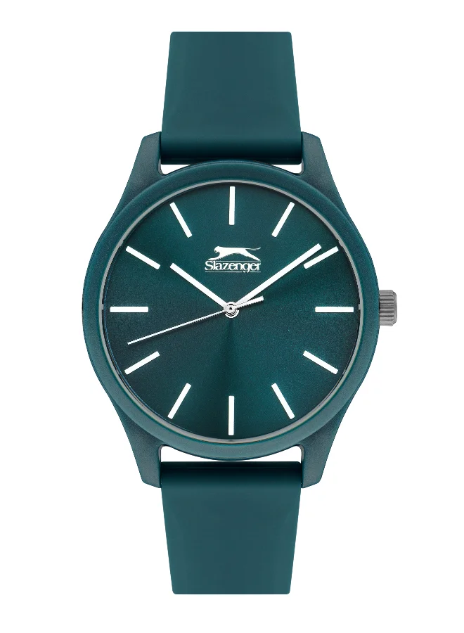 Slazenger SLAZENGER Unisex Analog Green Dial Watch -SL.9.6369.1.03