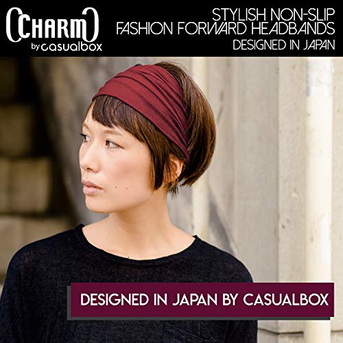 CHARM Navy Japanese Bandana Headbands for Men and Women – Comfortable Head Bands with Elastic Secure Snug Fit Ideal Runners Fitness Sports Football Tennis Stylish Lightweight L - Image 5