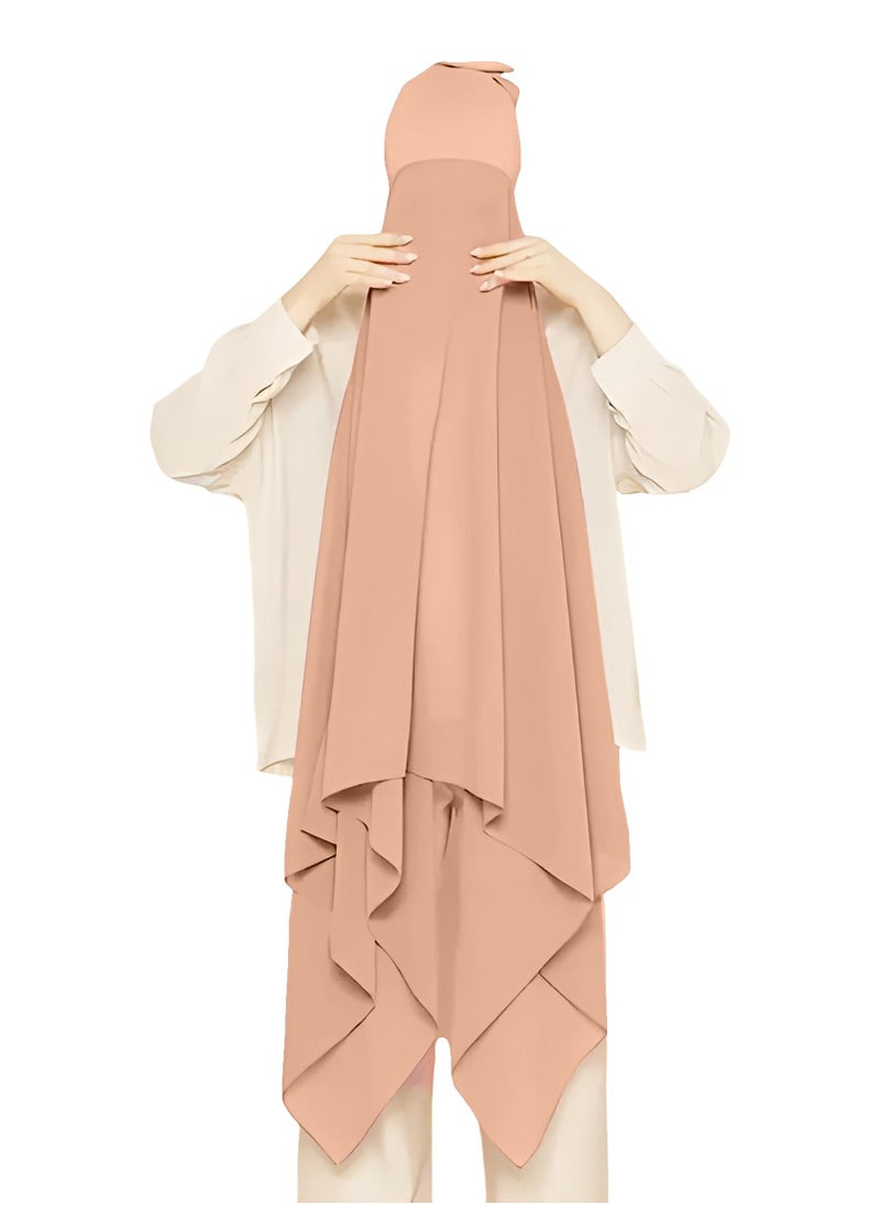 النخبة حجاب لف فوري مع قبعة سفلية بلون تومبل ويد - Image 2