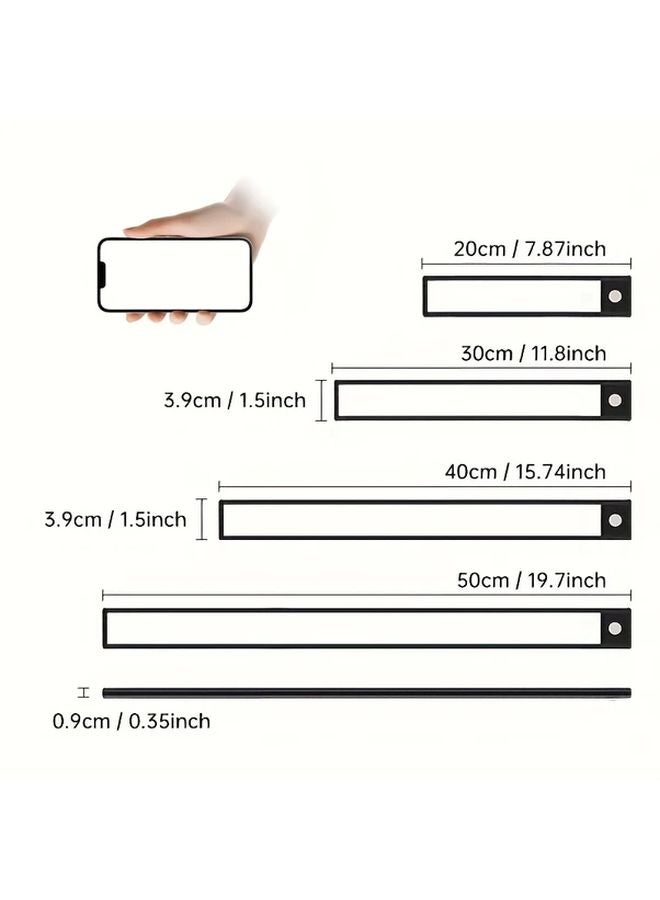 بلاك 3 باك أضواء ذكية بحساس حركة 3 درجات حرارة لونية قابلة للتعتيم شحن عبر USB مغناطيسية - Image 3