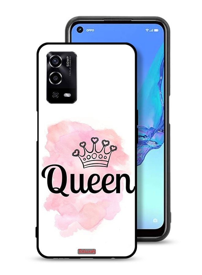 Tolwak Oppo A55 4G Protective Case Cover Queen Art - Image 1
