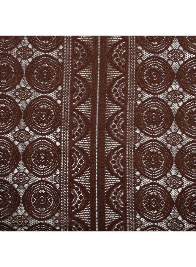 Kuber Industries Floral Sofa Cover 5 Seater|Cotton Sofa cover 3 Seater And 2 Seater|Full cover Set For Couch Seat|Pack of 6 (Brown) - Image 5