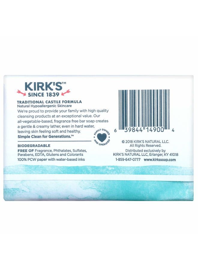 Kirk's صابون كاستيل الأصلي من جوز الهند خالي من العطور 4 أونصات (8 عبوات) - Image 2