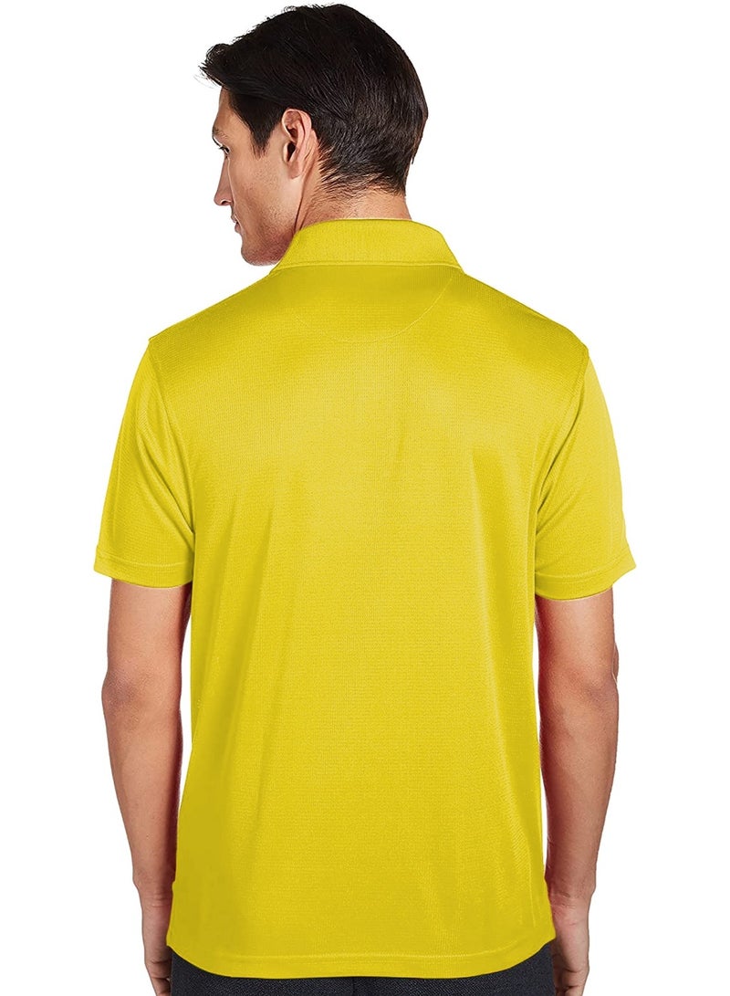 Santhome ADF All Day Fresh Polo Shirt with UV Protection – Breathable Corporate Uniform Tee, Tag-free Label, Triple-Needle Stitch - Small - Image 2