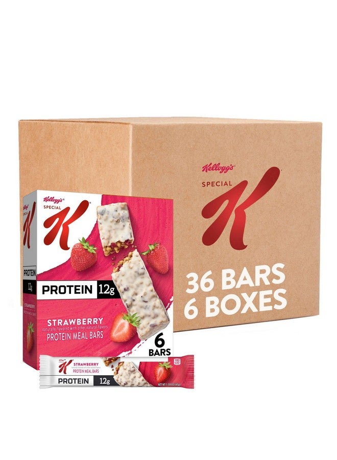 Health & Household Special K Protein Meal Bars, 12G Of Protein, Good Source Of Fiber, Strawberry, 6 Count (Pack Of 6)  - Image 1