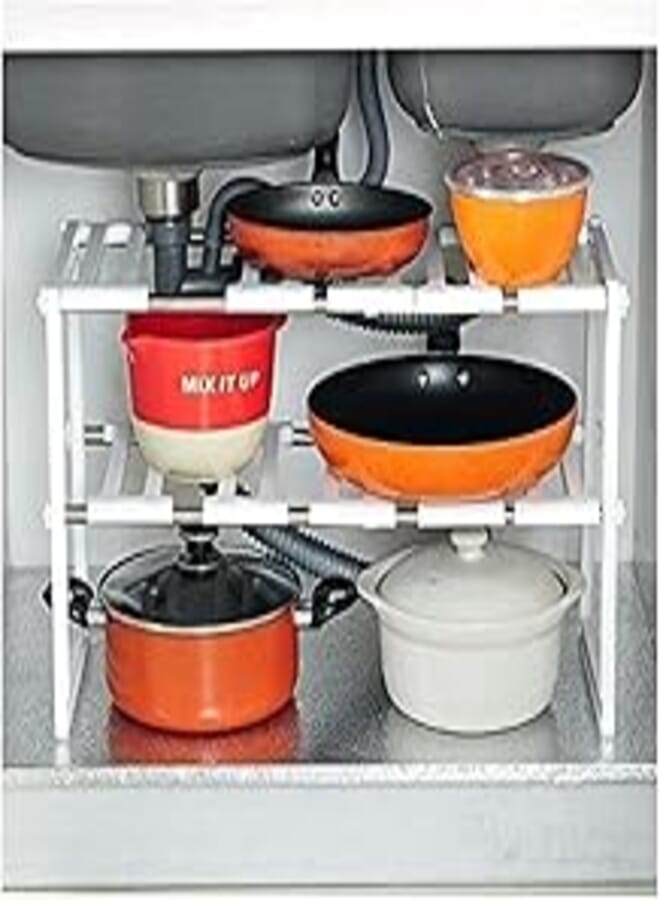 OR Heavy Duty Expandable Adjustable Kitchen Rack Pool Space Arrangements Frame 