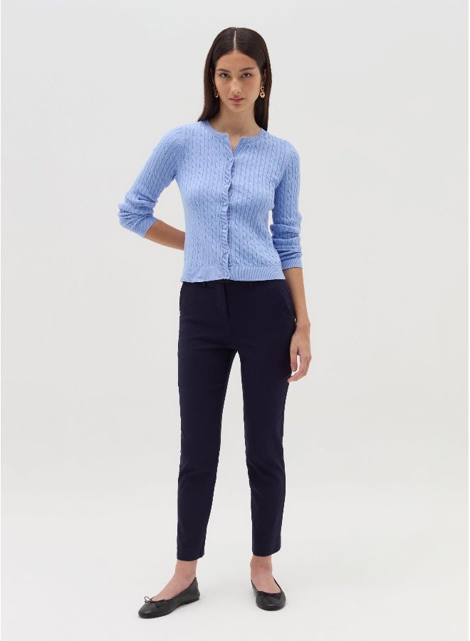 او في اس كارديجان بتصميم محبوك بالضفائر - Image 1