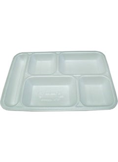 Foam Plate 5 Compartments 100 Pieces - pzsku/Z0B064AF04D4247433753Z/45/_/1725613826/7157bd1d-84ca-4be9-bb90-ea71224bd7db