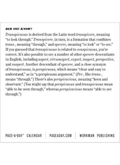 365 New Words-A-Year Page-A-Day® Calendar 2025: From the Editors of Merriam-Webster  - Image 5