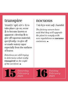 365 New Words-A-Year Page-A-Day® Calendar 2025: From the Editors of Merriam-Webster  - Image 2