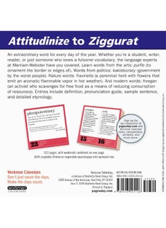 365 New Words-A-Year Page-A-Day® Calendar 2025: From the Editors of Merriam-Webster  - Image 4