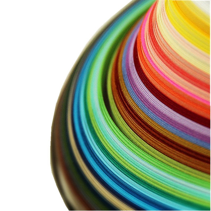 IMISNO Paper Quilling Strips Set 1040 Strips 26 Colors (3/5/7/10mmx38cm,Pack of 4 Sets) - Image 1
