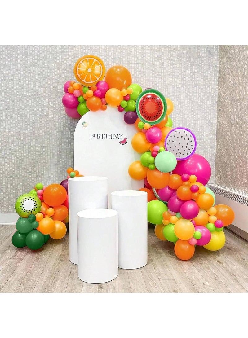 Beach & Sea Party Decorations – 109-Piece Hawaiian Tropical Balloon Set, Colorful Fruit Balloons, Perfect for Beach Parties, Birthdays & Special Occasions - Image 5
