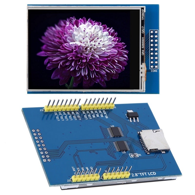 شاشة عرض TFT LCD: وحدة شاشة لمس مقاس 2.8 بوصة بدقة 320 × 240 - لا توجد أسلاك مطلوبة، ألوان RGB 16 بت 65 ألف لون لـ Raspberry Pi وللوحدات التنموية - Image 5