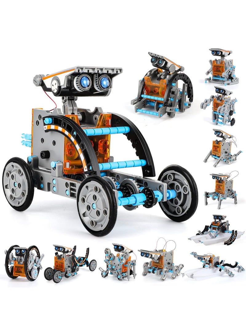 Beauenty 205Pcs Solar Robot Kit, 29-in-1 STEM Robot Science Kit Toys for Kids Aged 8-16, Educational DIY Assembly Creation Set with Solar Powered Motorised Engine, Science - Image 2