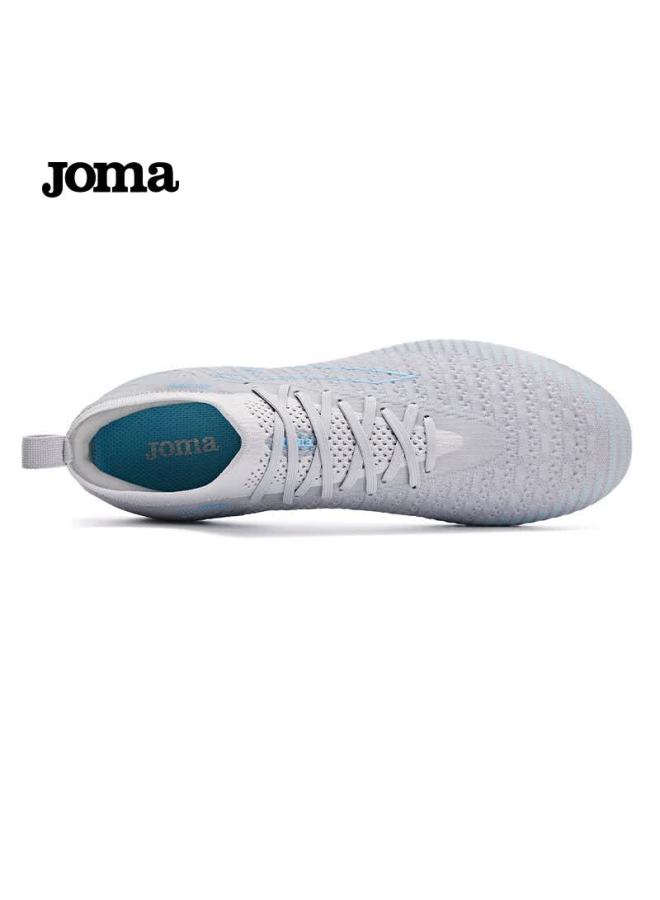Joma أحذية كرة القدم جومّا ثاندر للرجال Mg مع مسامير قصيرة مقاومة للانزلاق وخفيفة الوزن لأغراض التدريب السريع رمادي أزرق 42 - Image 3