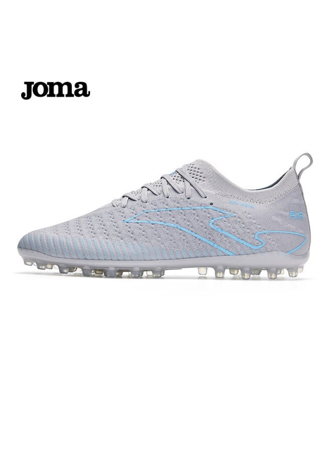 Joma أحذية كرة القدم جومّا ثاندر للرجال Mg مع مسامير قصيرة مقاومة للانزلاق وخفيفة الوزن لأغراض التدريب السريع رمادي أزرق 42 - Image 1