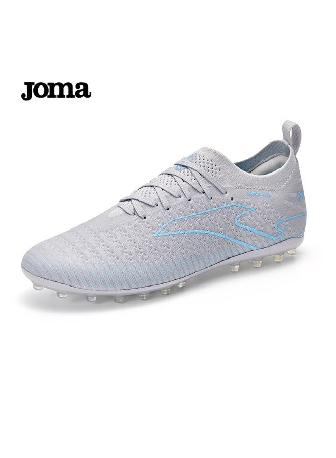 Joma أحذية كرة القدم جومّا ثاندر للرجال Mg مع مسامير قصيرة مقاومة للانزلاق وخفيفة الوزن لأغراض التدريب السريع رمادي أزرق 42 - Image 2
