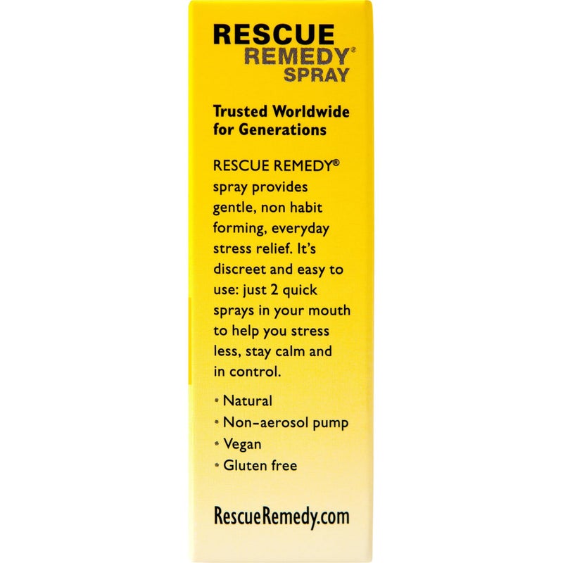 RESCUE Bach RESCUE REMEDY Spray 7mL, Natural Stress Relief, Homeopathic Flower Essence, Vegan, Gluten and Sugar-Free, Non-Habit Forming - Image 4
