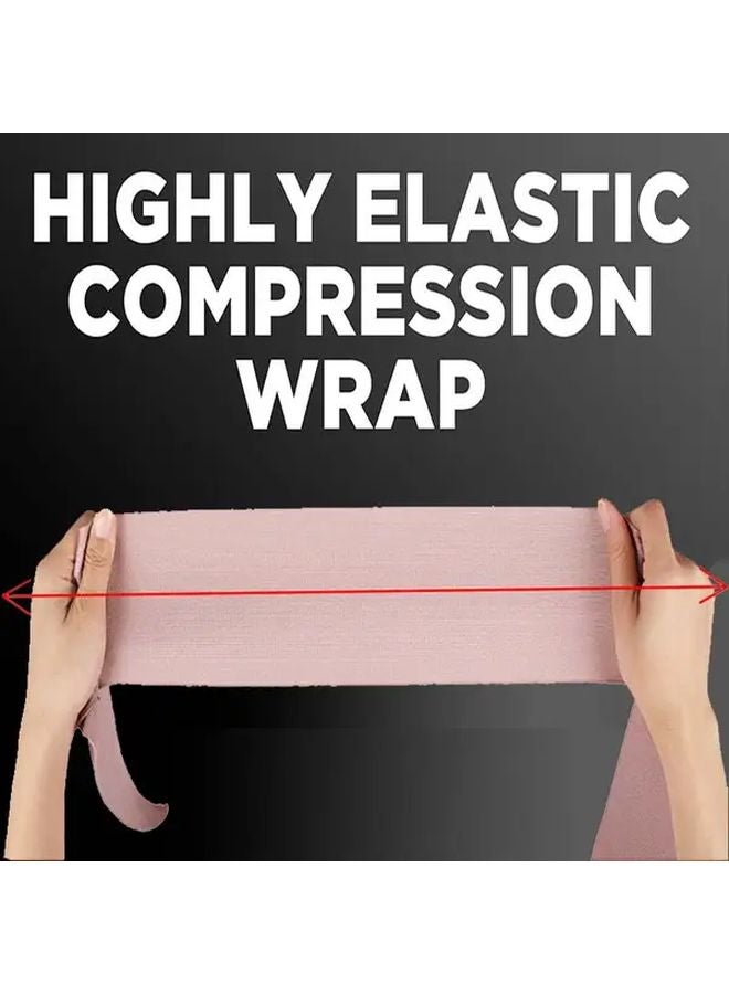 2 Rolls Adjustable Sports Elastic Bandage Wrap Reusable Compression For Ankle Wrist Knee - Image 2
