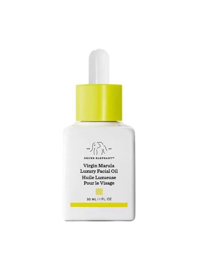 Drunk Elephant Virgin Marula Luxury Facial Oil Gluten and Vegan antiaging Skin Care and Face Moisturizer (30ml/1 fl oz) 30ml - Image 1