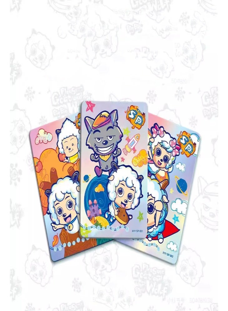 general Pleasant Goat and Big Big Wolf Trading Card Set Animated Series Collection for All Ages A box of 20 Cards Random Styles - Image 4