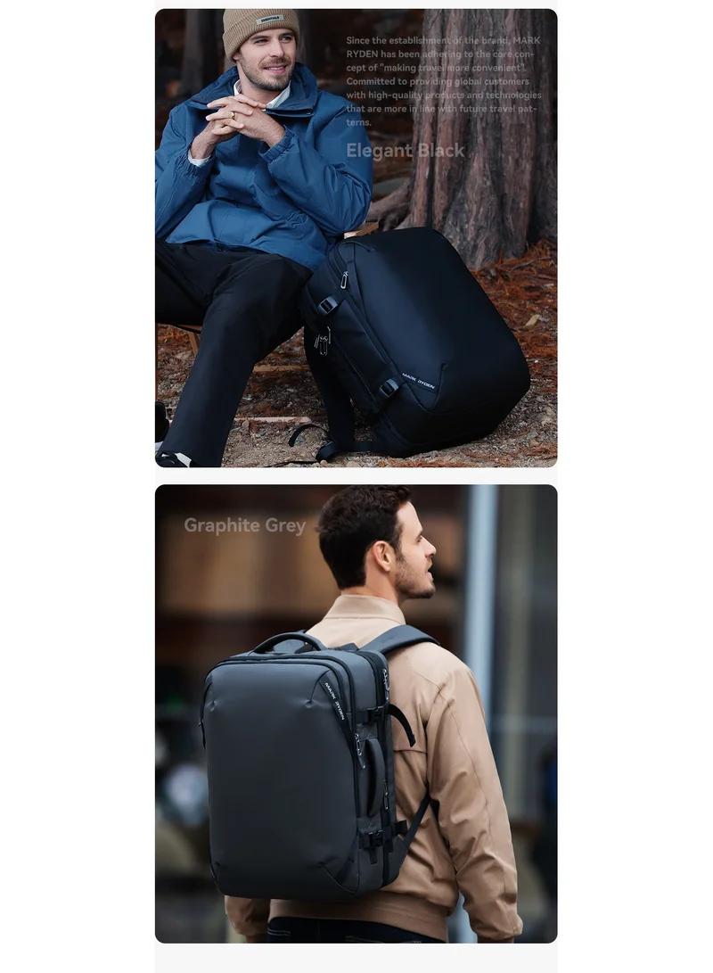 MARK RYDEN MARK RYDEN 9993 Travel,Business Hand Luggage, Aeroplane, Large Capacity Laptop Backpack for 17.3 Inch Laptop, with USB-C Charging Port
