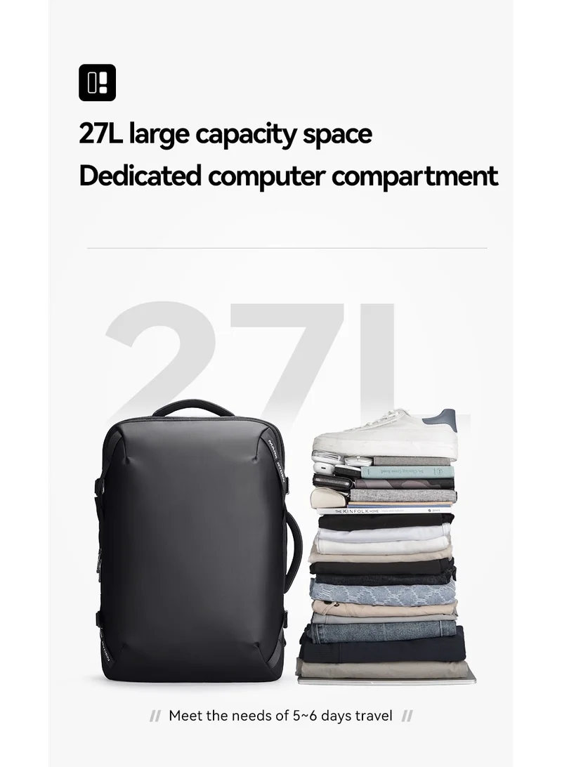 MARK RYDEN MARK RYDEN 9993 Travel,Business Hand Luggage, Aeroplane, Large Capacity Laptop Backpack for 17.3 Inch Laptop, with USB-C Charging Port