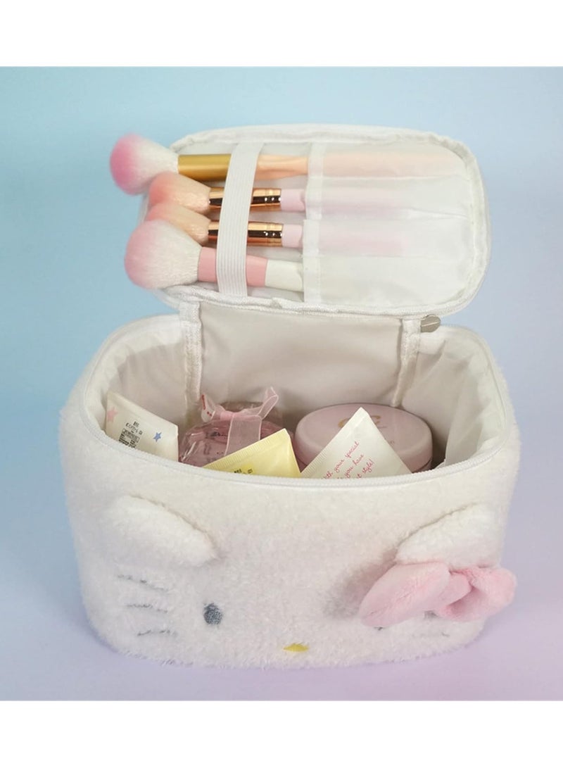 general Cute hello Kitty plush bag cosmetic storage bag wallet storage bag packaging - Image 3