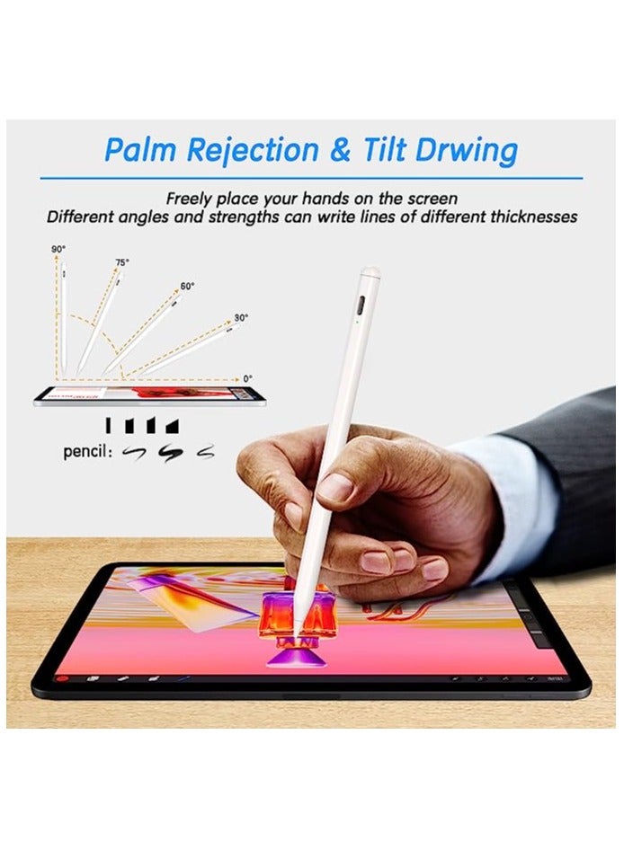 Stylus Pen For iPad With Palm Rejection White - Image 2