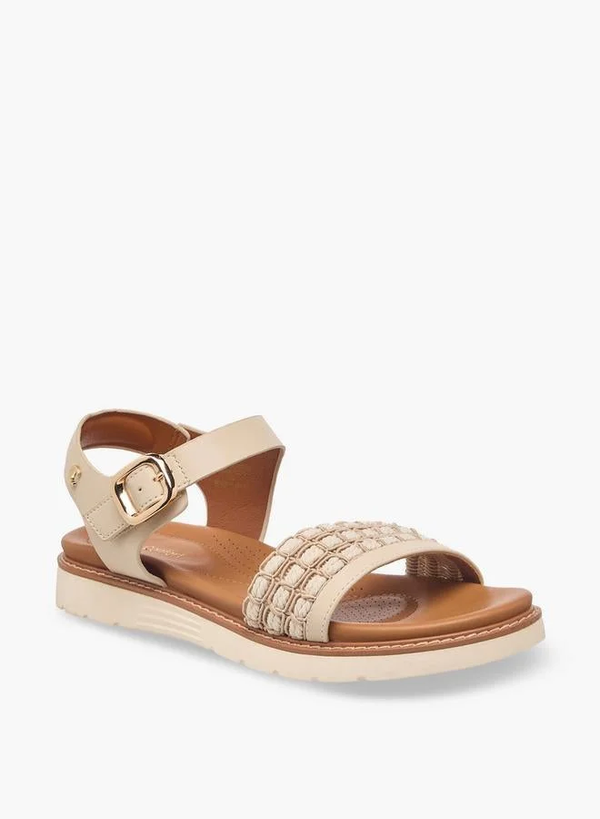 Le Confort BEIGE Women Buckle Closure Sandals for Women | Best Price UAE