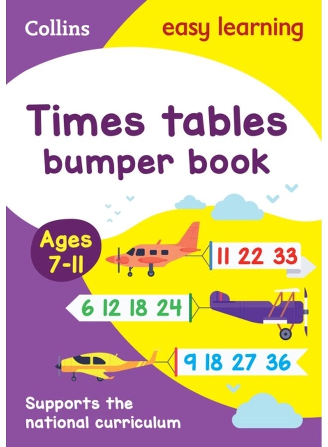 Times Tables Bumper Book Ages 7 11 Prepare for School with Easy Home Learning - Paperback