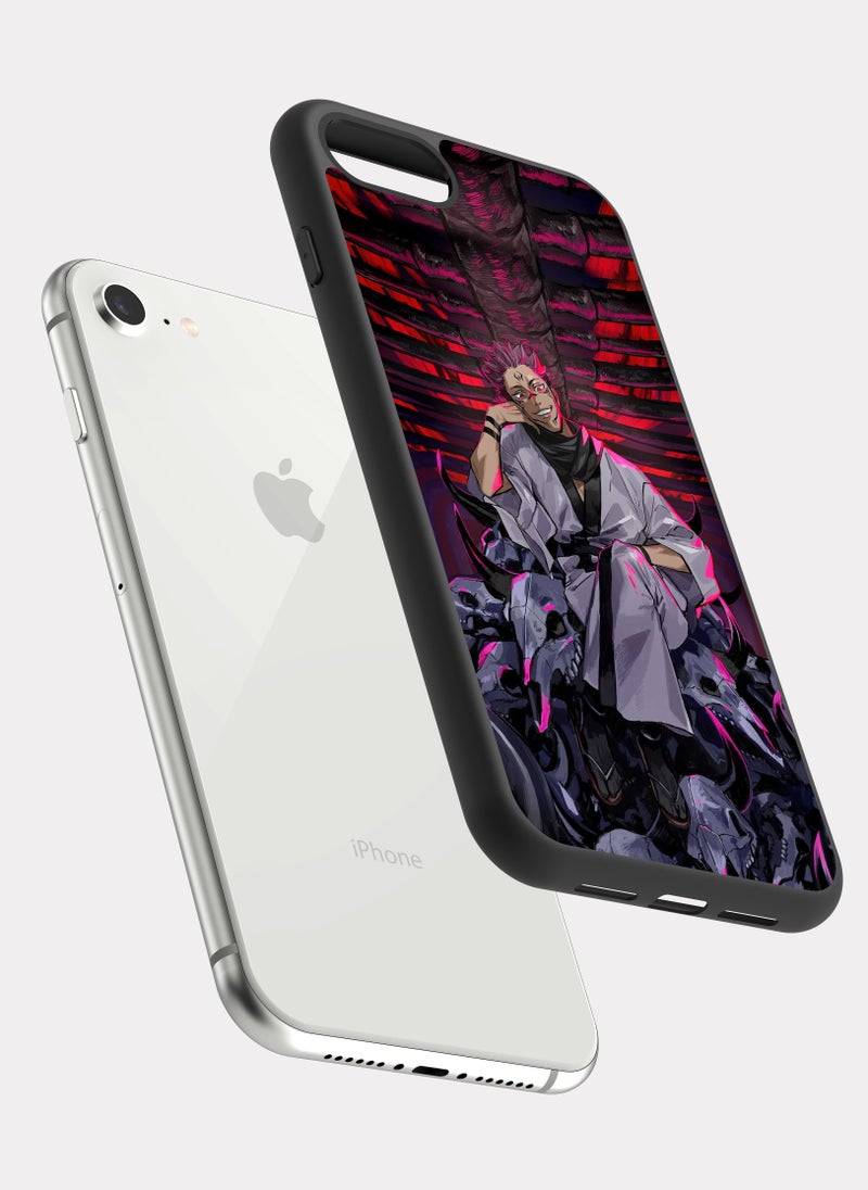 بكسلات كفر ايفون 8 جوجوتسو كايسن سوكونا رمادي - Image 2