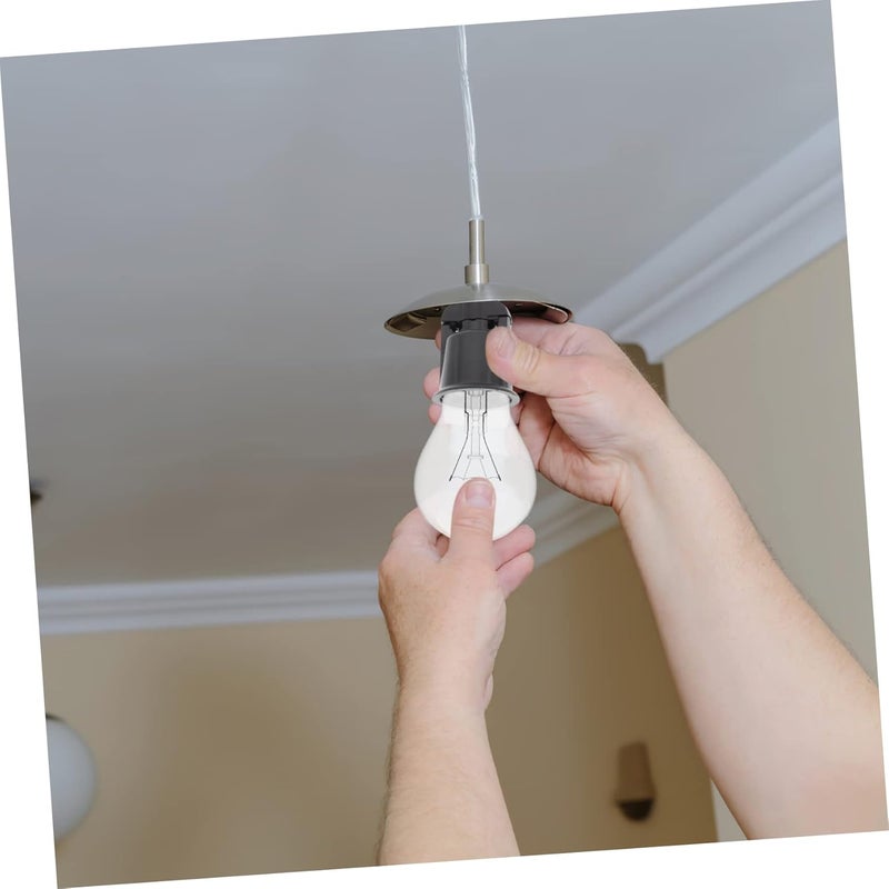 Light Socket with Hook Portable Lamp Holder for Easy Hanging Screw in Base for Living Rooms and Garden Lighting and Stylish Design - Image 5