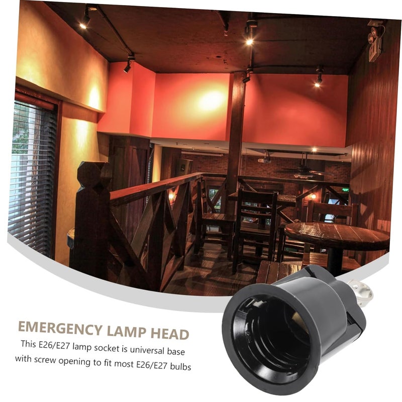 Light Socket with Hook Portable Lamp Holder for Easy Hanging Screw in Base for Living Rooms and Garden Lighting and Stylish Design - Image 2