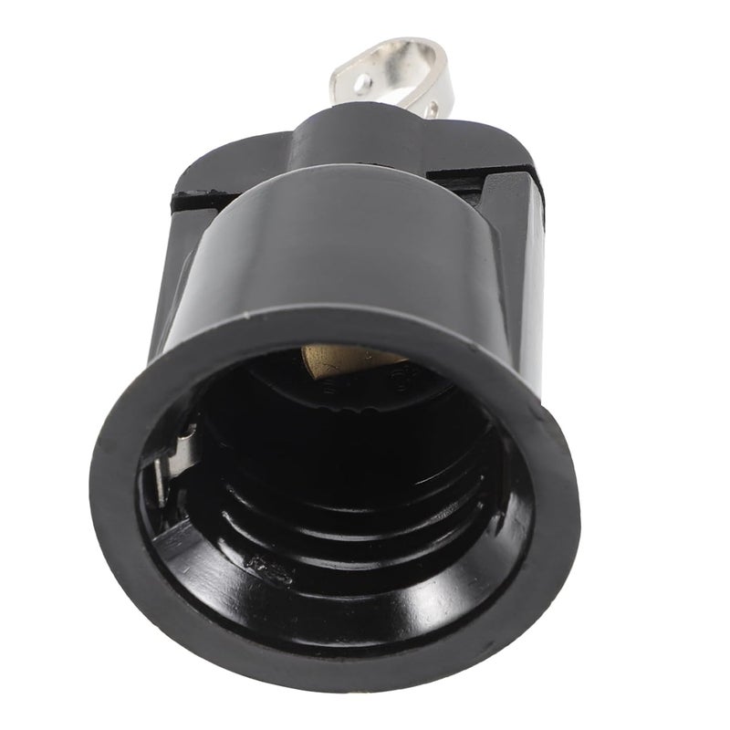 Light Socket with Hook Portable Lamp Holder for Easy Hanging Screw in Base for Living Rooms and Garden Lighting and Stylish Design - Image 1