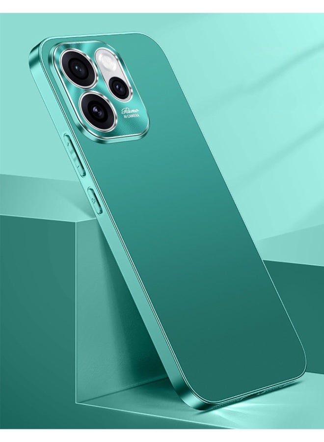 Luxury Matte Case Compatible with Oppo Reno 15 Pro 5G, Full Coverage Anti-Shock Phone Cover for Oppo Reno 15 Pro
