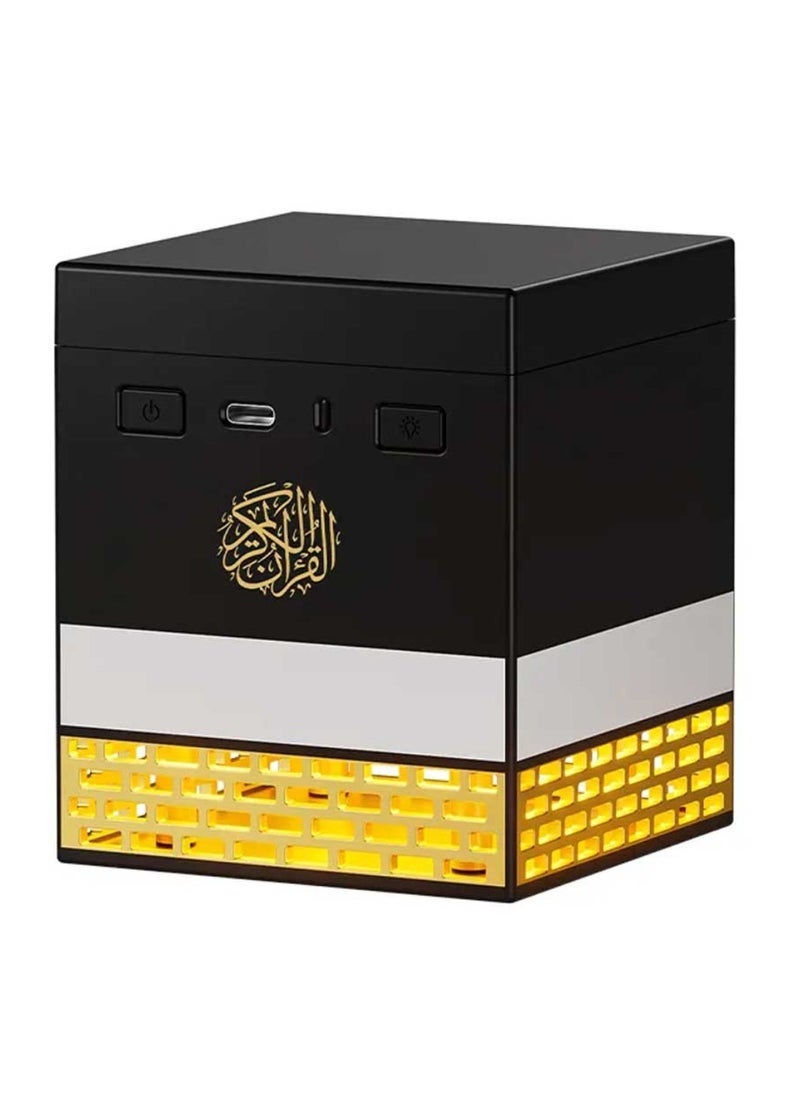 Gravity Quran Speaker With App And Remote Control Quran Speaker With Multi LED Lights Options 18 Languages 16 Reciters Quran Speaker Kaaba Speaker SQ-708 8GB Storage Quran Word By Word Recitation - Image 3