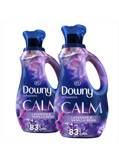 Downy Infusions Laundry Fabric Softener Liquid, Calm Scent, Lavender & Vanilla Bean, 56 Fl Oz (Pack of 2)  - Image 1