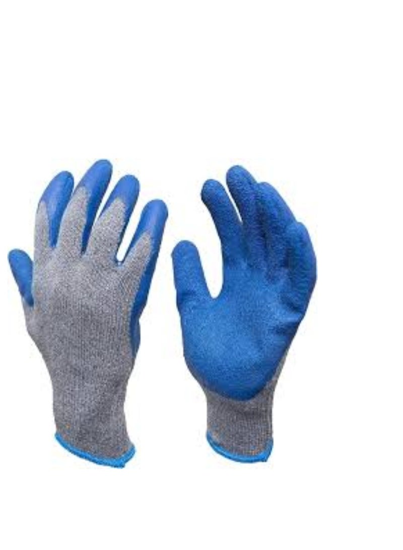 KNP KNP Rubber Latex Double Coated Work Gloves 1 Pair  - Image 2