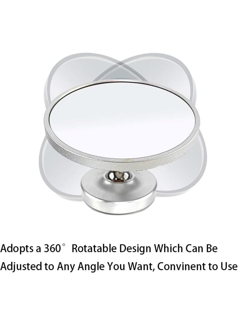 SYOSI مرآة إسبريسو شوت لفلتر القهوة بدون قاع - مرآة عاكسة لمراقبة الشوتات - أدوات باريستا - ملحق قابل للتعديل ومغناطيسي لمقهى المنزل - (فضي) - Image 2